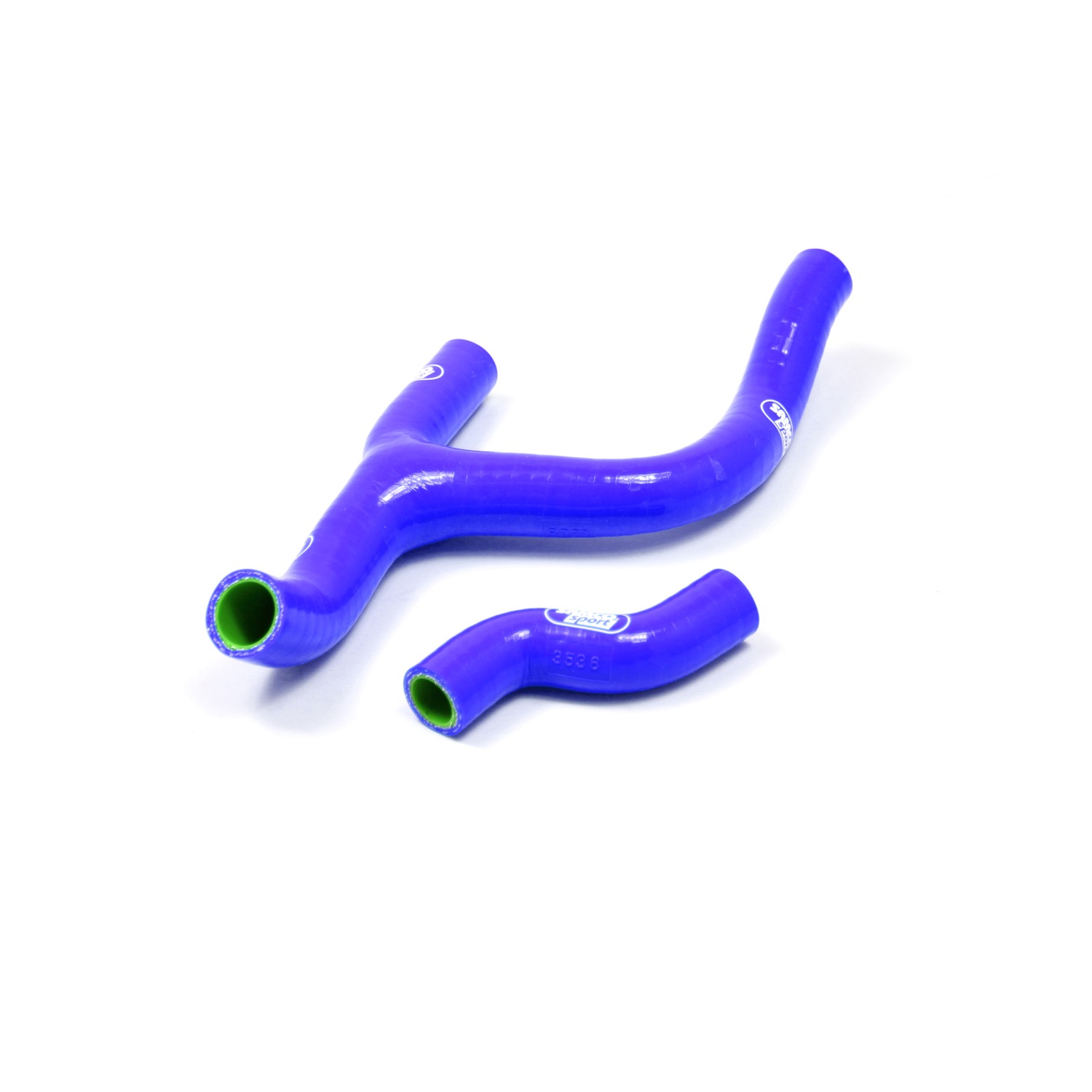 Kit de mangueras de silicona SAMCO SPORT con pieza en Y - Diseño de competición azul para KTM 250 SX-F 250 XC-F 350 SX-F XCF350 Husqvarna FC250 FC350 Año del modelo 2011-2015
