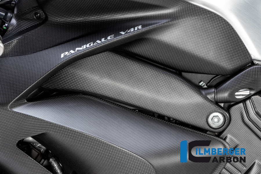 Tapa de carbono Ilmberger chasis lado izquierdo mate Ducati Panigale V4 R