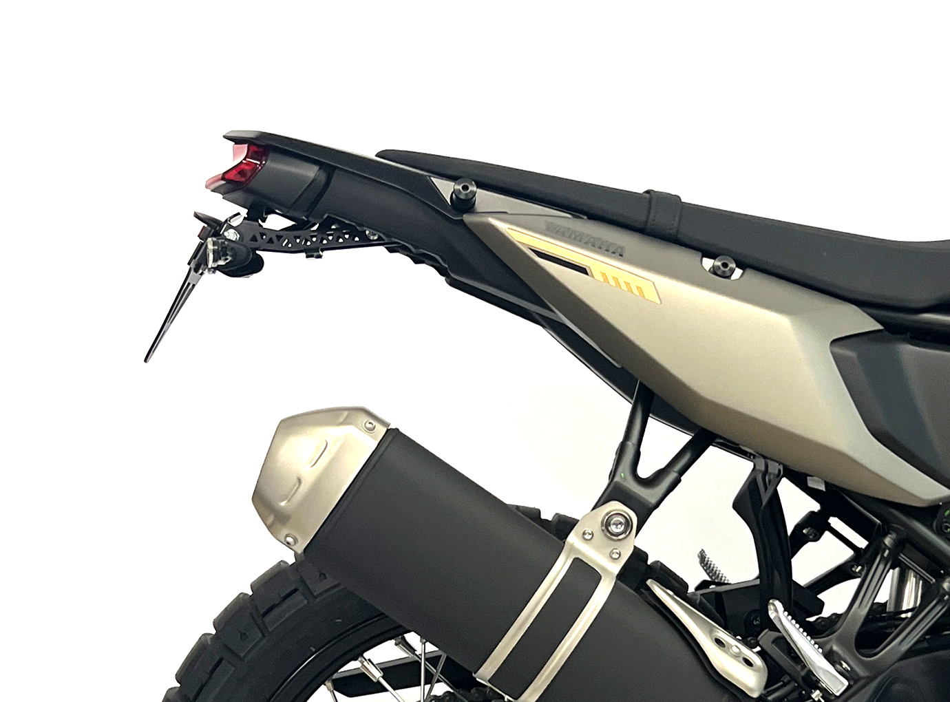 Soporte de matrícula alpha Technik para Yamaha Tenere 700, a partir del año de modelo 2019-