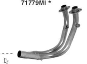 Colector de Competición ARROW de Acero Inoxidable para Moto Morini X-Cape 650 2022-2025