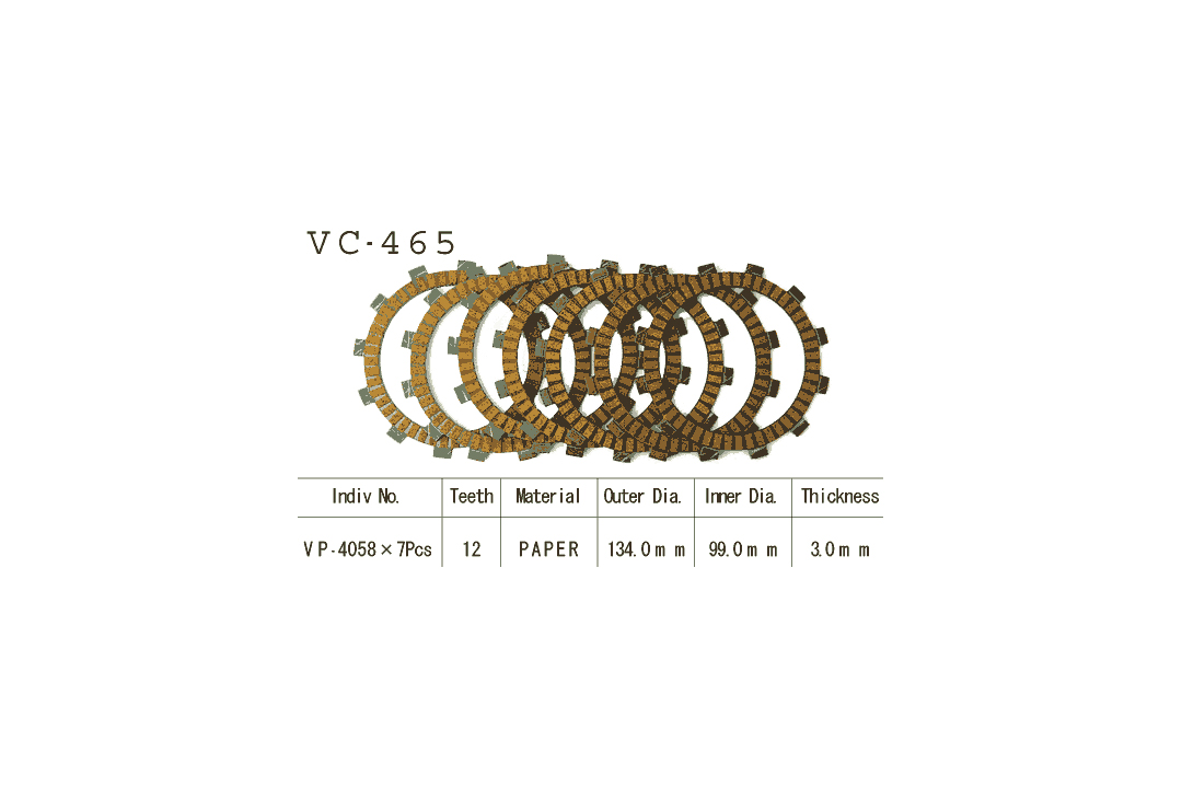 Kit de embrague Vesrah Kawasaki