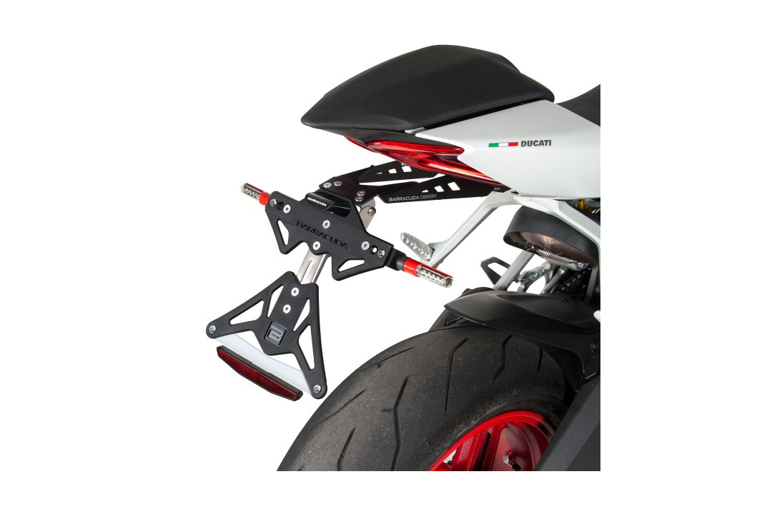 Soporte de matrícula Barracuda para Panigale 899 / 1199 / 1299
