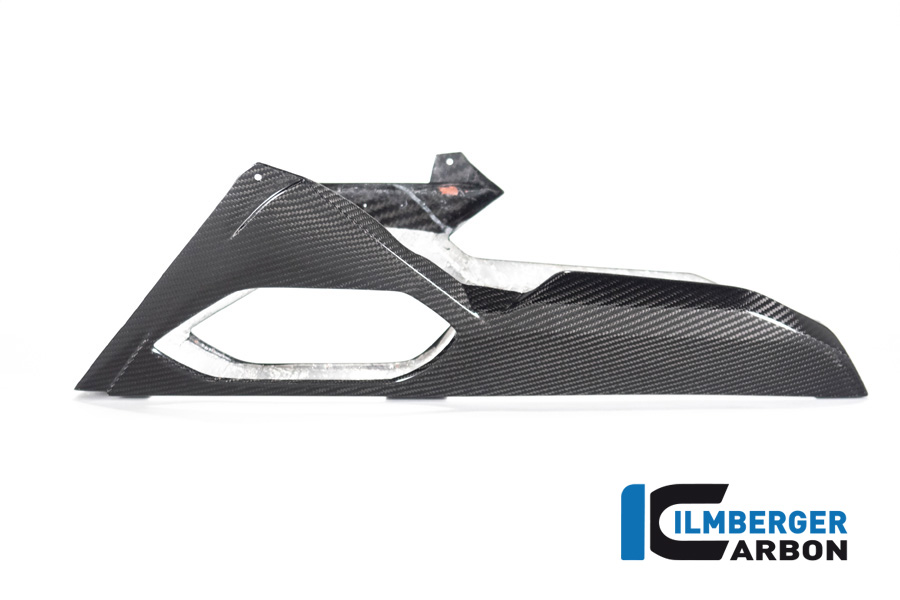 Parte inferior del carenado de carbono Ilmberger - pieza de prolongación, brillante, BMW M1000RR 2023-