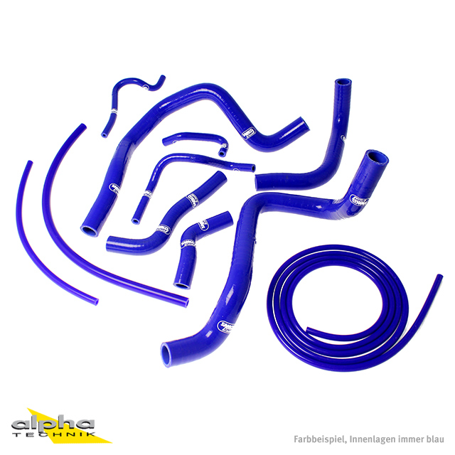Kit de mangueras de silicona SAMCO SPORT azul para Honda CBR400, años 1990-1994