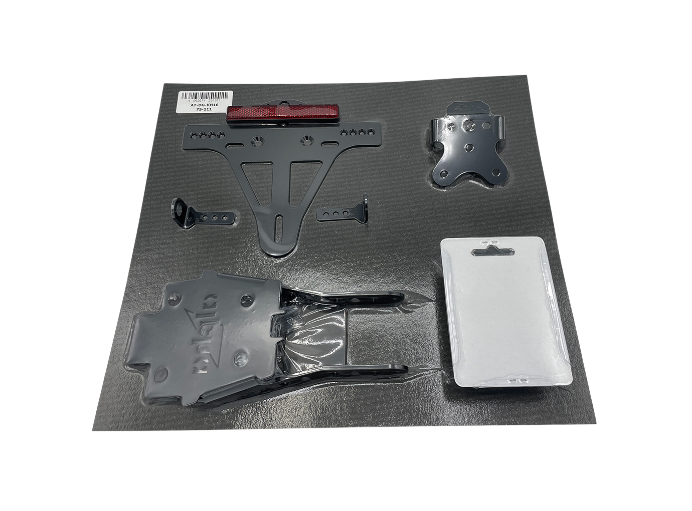 Soporte de matrícula alpha Technik para Suzuki GSX-S1000 / GSX-S1000F, a partir del año de modelo 2015-, Tipo DG / WDG0