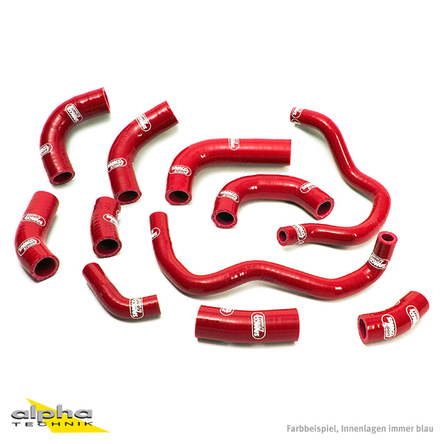 Kit de mangueras de silicona SAMCO SPORT rojo para Honda CBR600RR Año del modelo 2005-2006