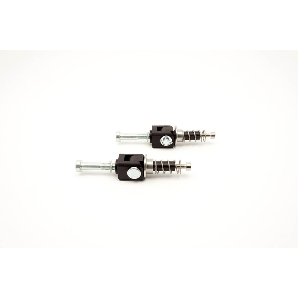 Soporte de estriberas de pasajero LSL T07 plegable, para Triumph Thruxton, 2016-, negro, con ABE
