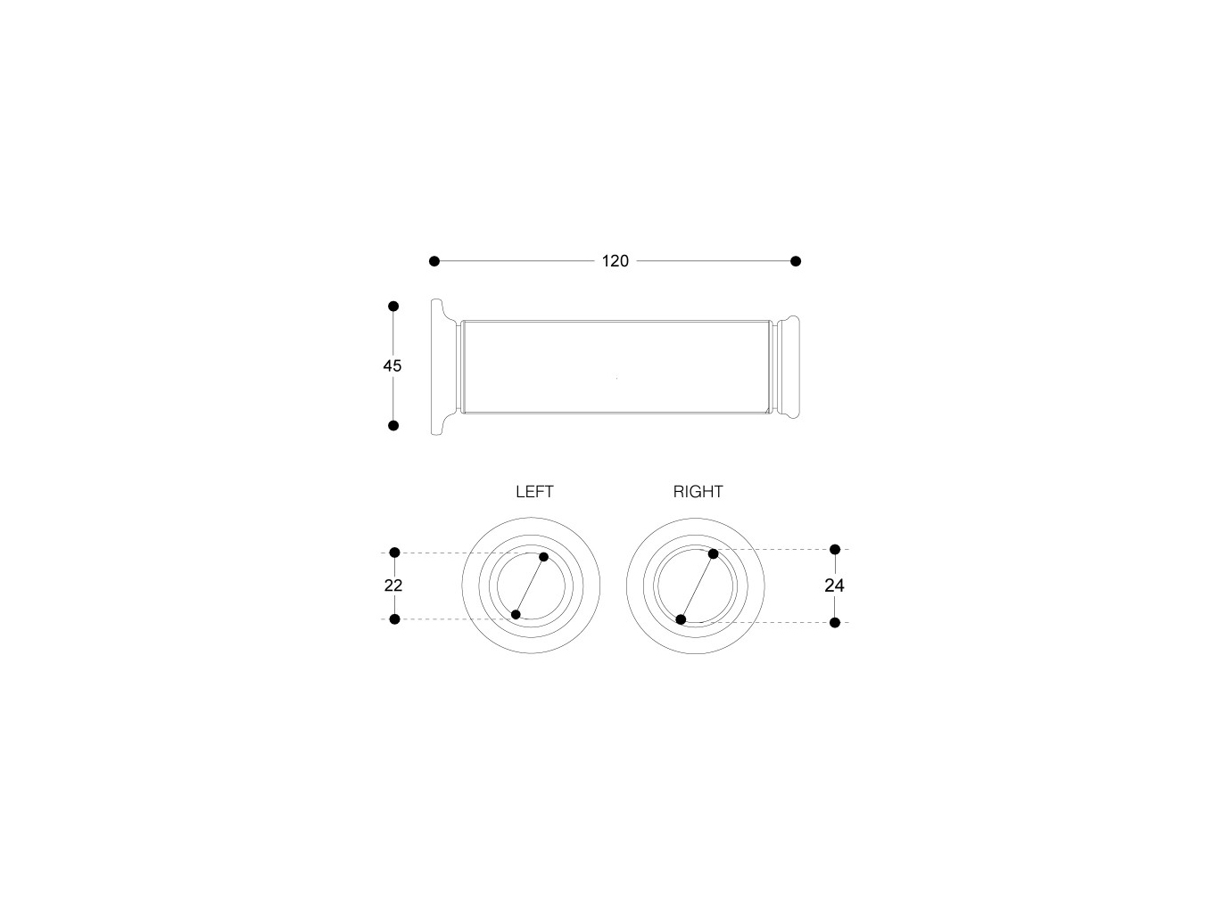 Puños Barracuda VR46 negros