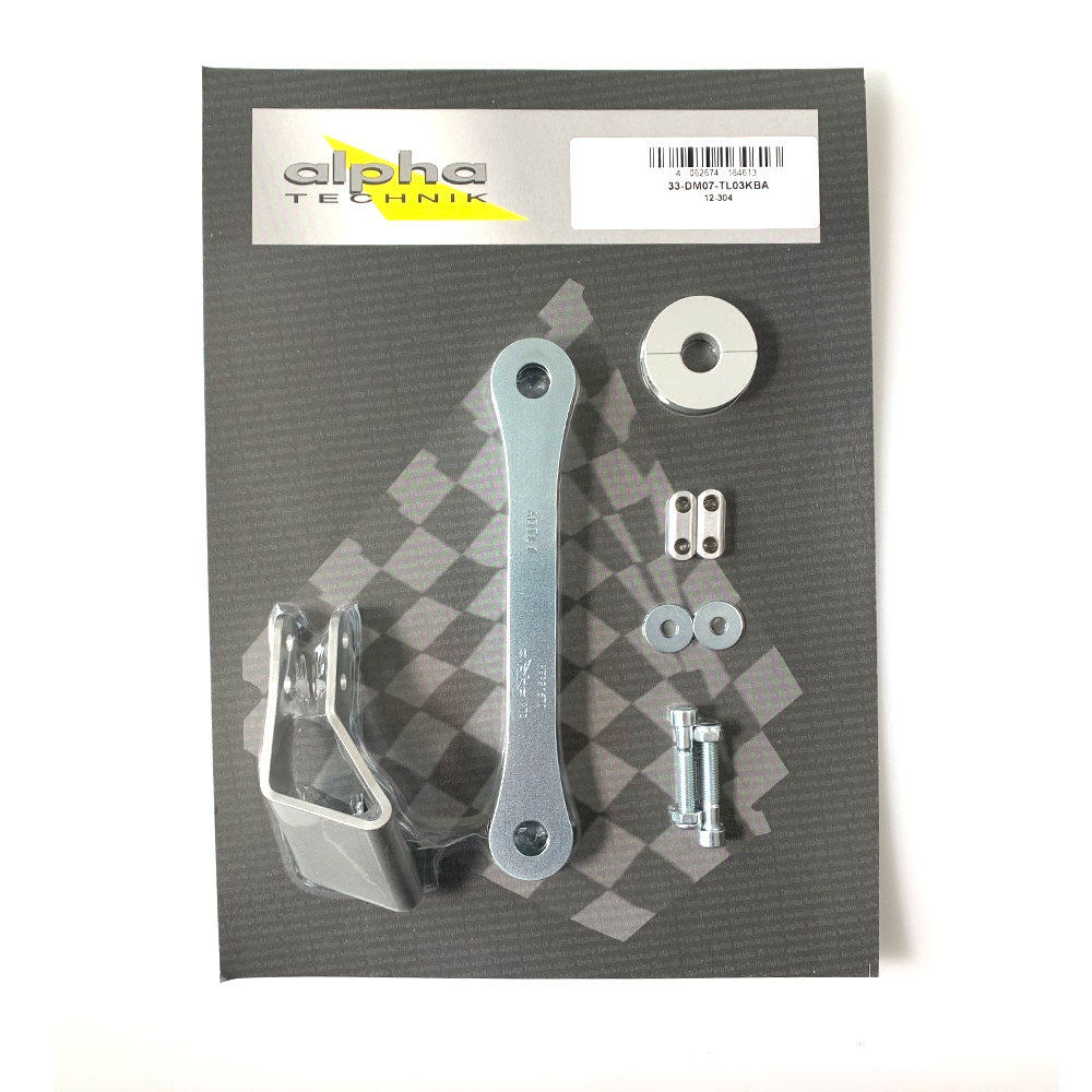 Kit de descenso alpha Technik 40mm para Yamaha Tenere 700, DM07 / DM08 / DM11 / DM15 / DM16, a partir del año de modelo 2019-