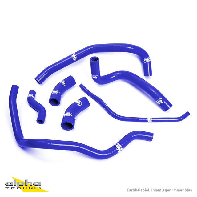 Kit de mangueras de silicona SAMCO SPORT azul para Yamaha V Max 1200 año del modelo 1985-2007