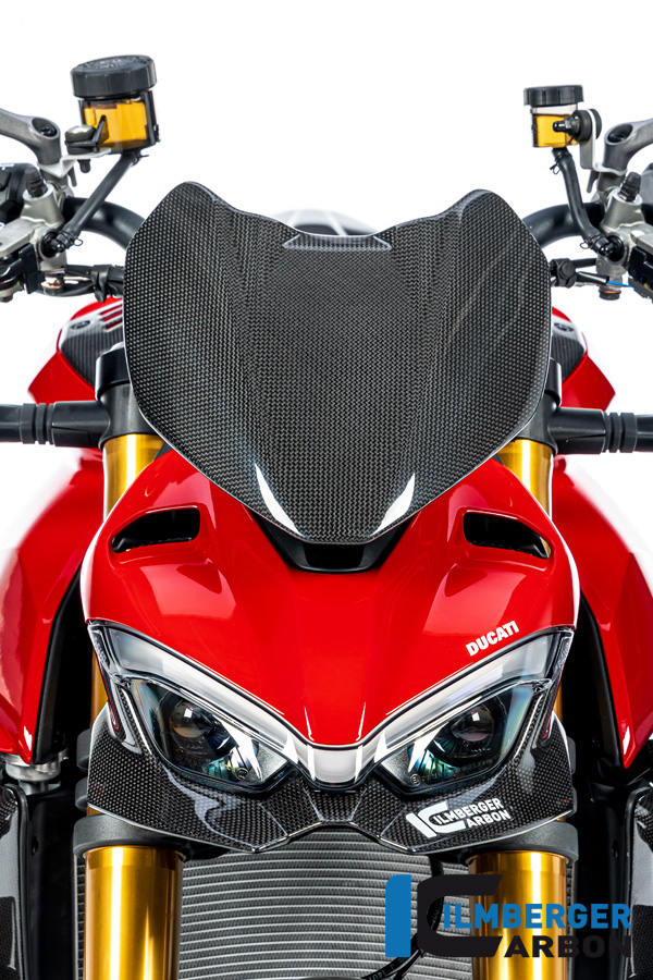 Ilmberger Carbon Parte inferior del carenado brillante para Ducati Streetfighter V4 V2 2020-
