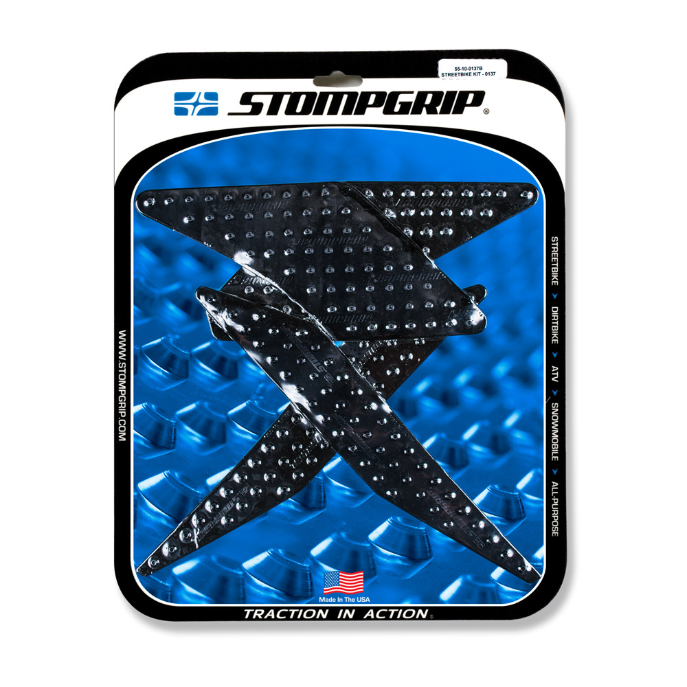 Stompgrip negro, Volcano, para Kawasaki Z125, 2018-2020