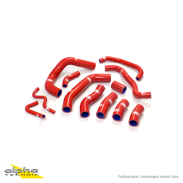 Kit de mangueras de silicona SAMCO SPORT rojo para Honda CBR1000RR año modelo 2004-2005