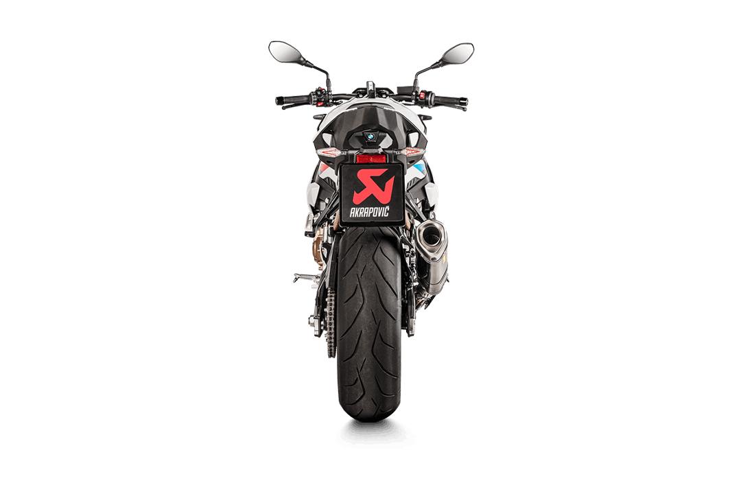 Sistema de escape Akrapovic Slip-On Line (Carbon) para BMW S 1000 R a partir del año de modelo 2021-2025