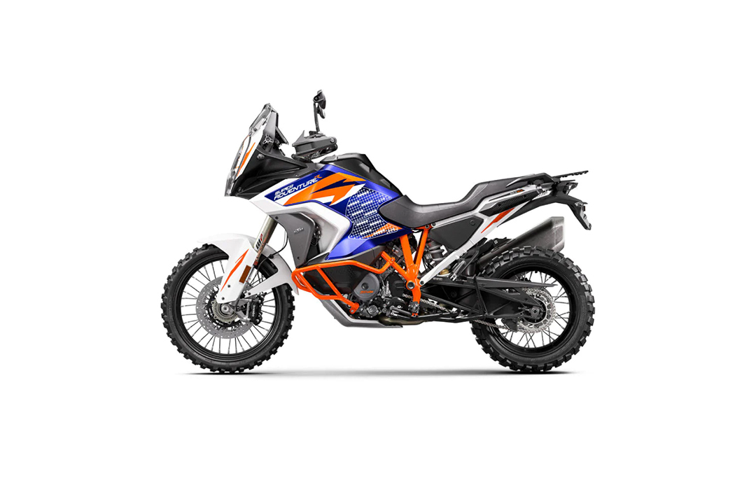 Almohadilla Stompgrip depósito de gasolina negra, Icon, Kit de depósito de gasolina para motocicleta de carretera para KTM 1290 Super Adventure R, S, 2021-2024