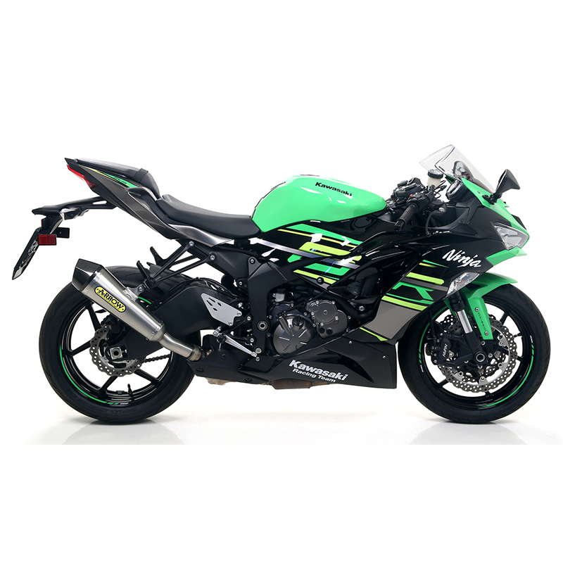 Silenciador ARROW X-KONE para Kawasaki ZX-6R 2019- Acero Inoxidable