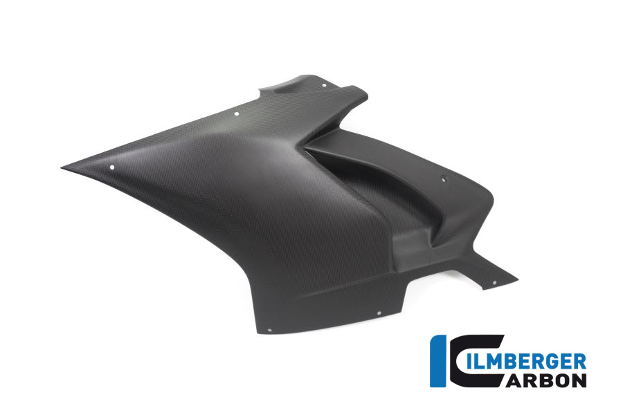 Ilmberger Carbon Panel lateral de carenado lado izquierdo Racing, mate, Ducati Panigale V4 2018-2019