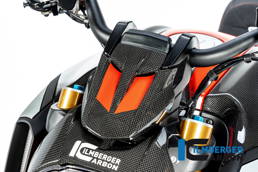 Cubierta de instrumentación Ilmberger de carbono, brillante, Ducati Diavel 1260, 2019-
