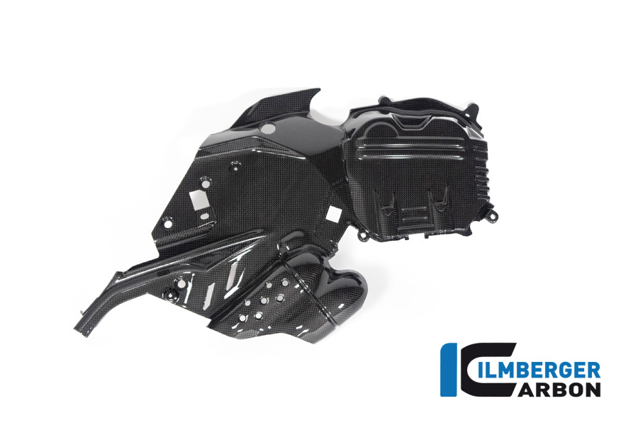 Tapa de culata de carbono Ilmberger lado izquierdo, brillante, Ducati Diavel V4, 2023-
