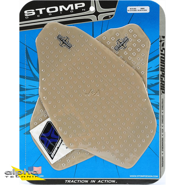 Stompgrip transparente, Volcano, para BMW K1200S, 2003-2009, K1300S, 2009-2016