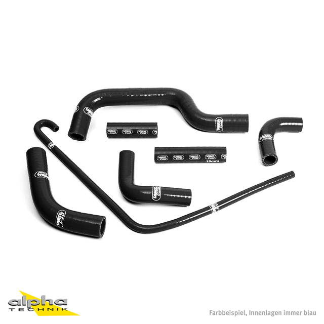 Kit de mangueras de silicona SAMCO SPORT negro para Ducati Monster S4 S4R años 2001-2008