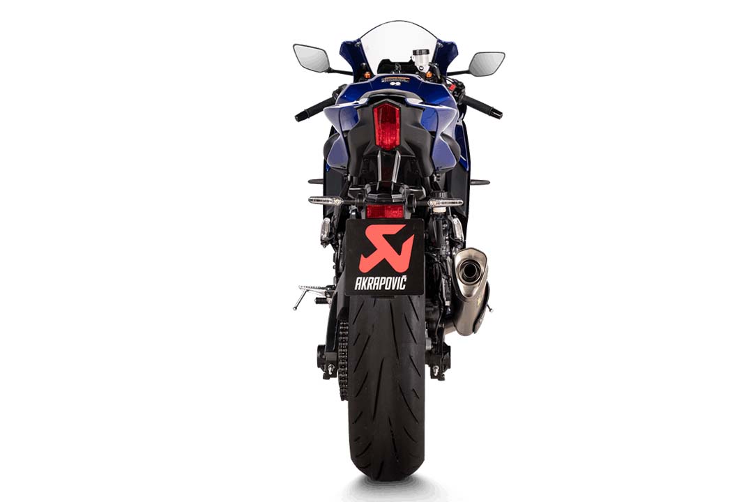 Akrapovic Racing Line (Titanio) sistema de escape para Yamaha R7 a partir del año de modelo 2021-