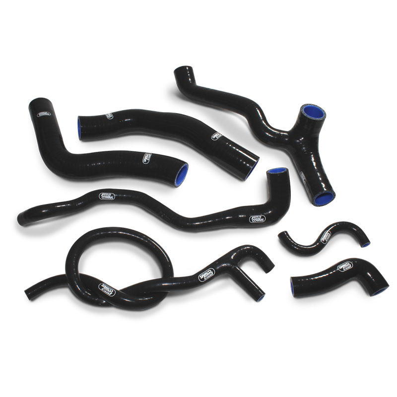 SAMCO SPORT Kit de mangueras de silicona negro para Aprilia SL750 Shiver año del modelo 2007-2017