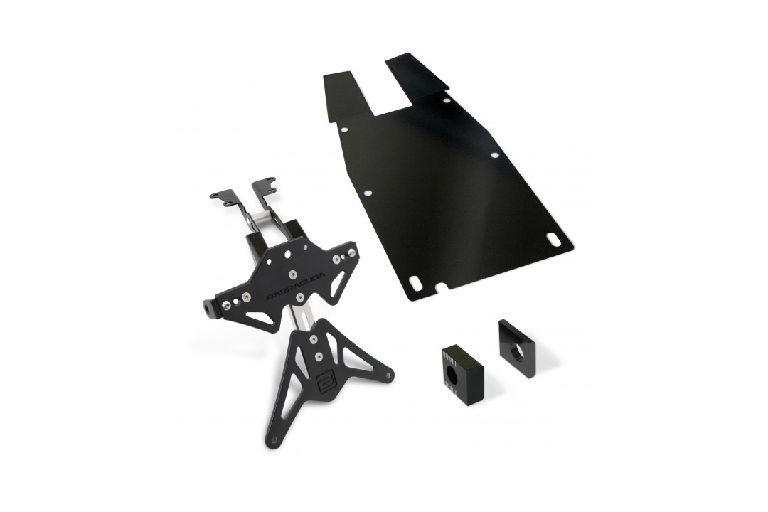 Soporte de matrícula Barracuda para Yamaha MT-09 Año del modelo 2017-2020