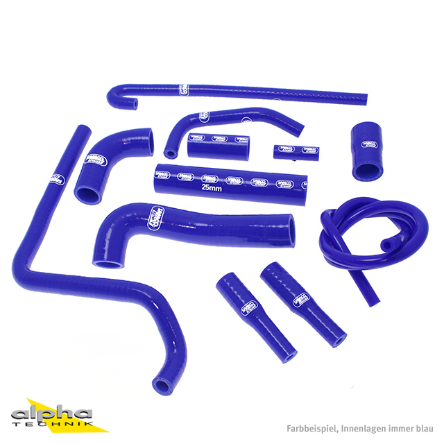 Kit de mangueras de silicona SAMCO SPORT azul para MV Agusta F4 1000 año de modelo 2001-2009