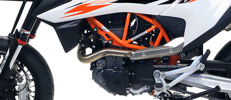 Colector de Competición ARROW de Acero Inoxidable para KTM 690 SMC R / Enduro R 2019- y a partir de 2021-