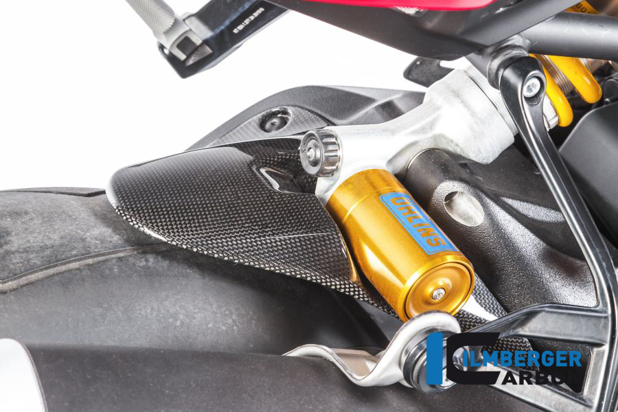 Guardabarros de carbono Ilmberger trasero, brillante Ducati Monster 1200, 1200S 2014-2016