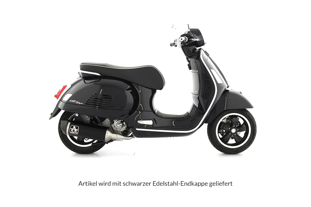 Escape ARROW DARK URBAN para Piaggio Vespa GTS300 año del modelo 2021-, GTV300 2023-