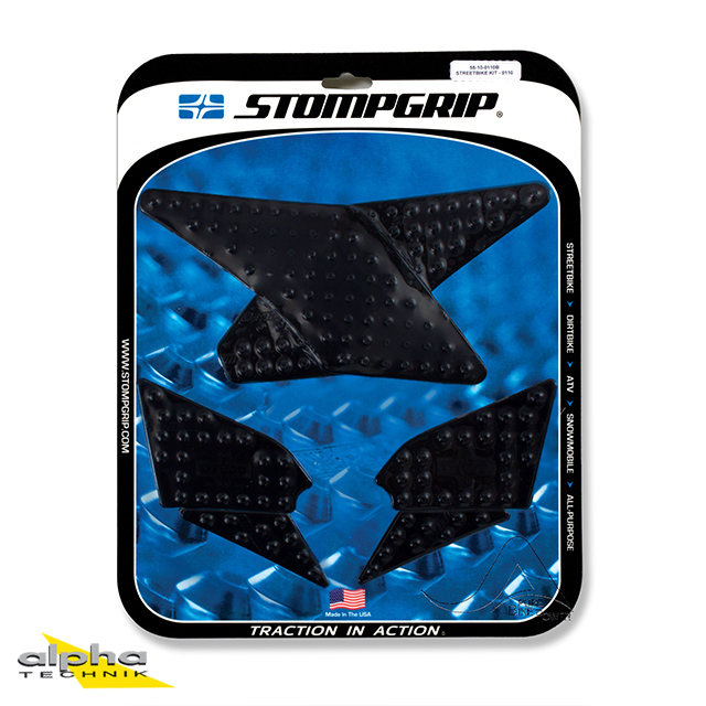 Stompgrip negro, Volcano, para Suzuki GSR750, 2012-2015, GSX-S 750, 2015-2016
