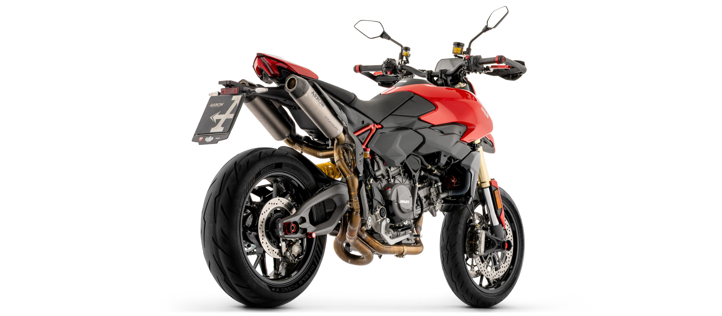 ARROW Auspuff ROUND-SIL Racing Titan für Ducati Hypermotard V2, V2 SP, 2026-