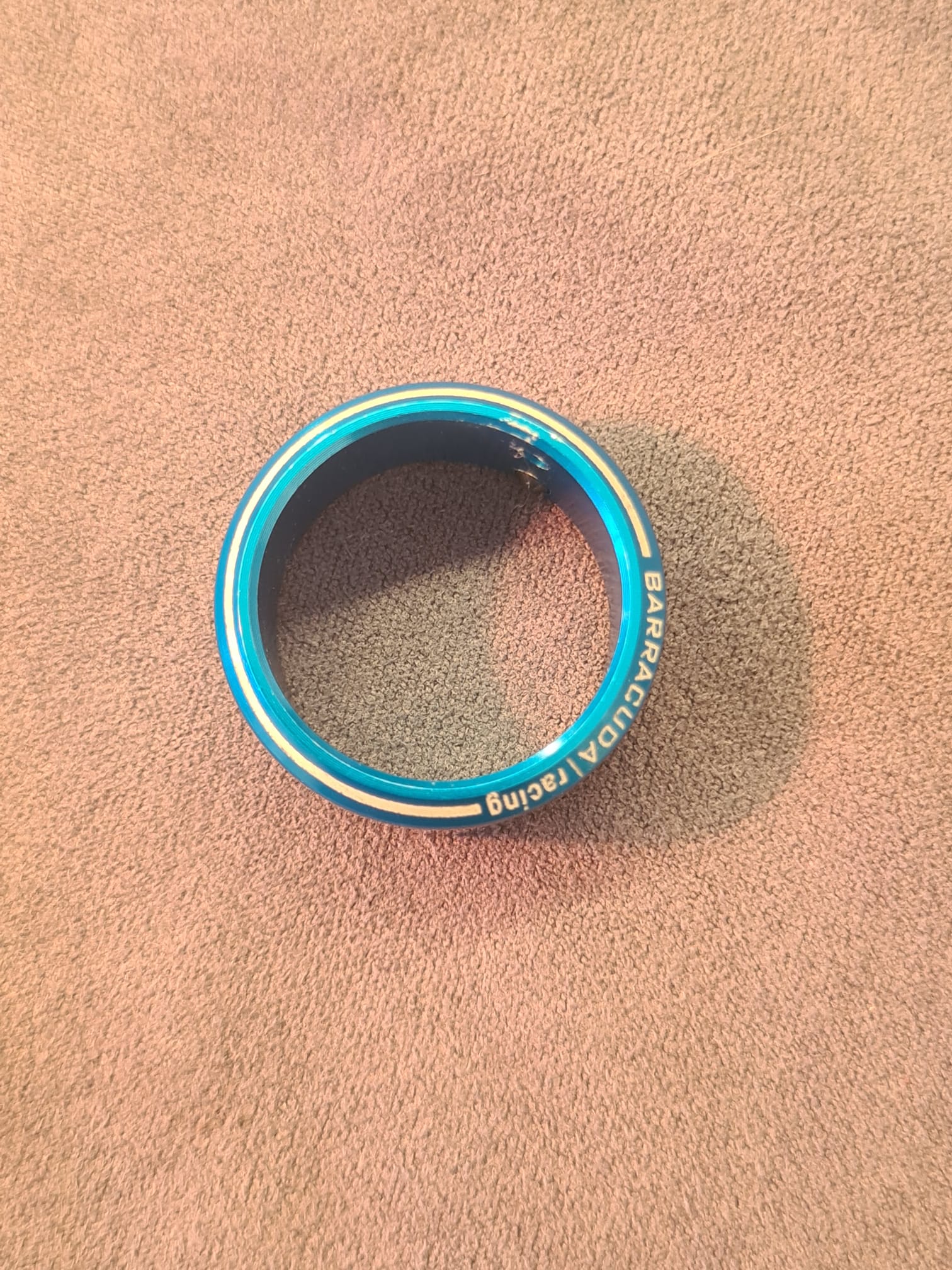 Inserto anodizado azul para tapón de llenado de aceite Ø 28 mm, compatible con BC-HN102, BC-YN102 y BC-SN102