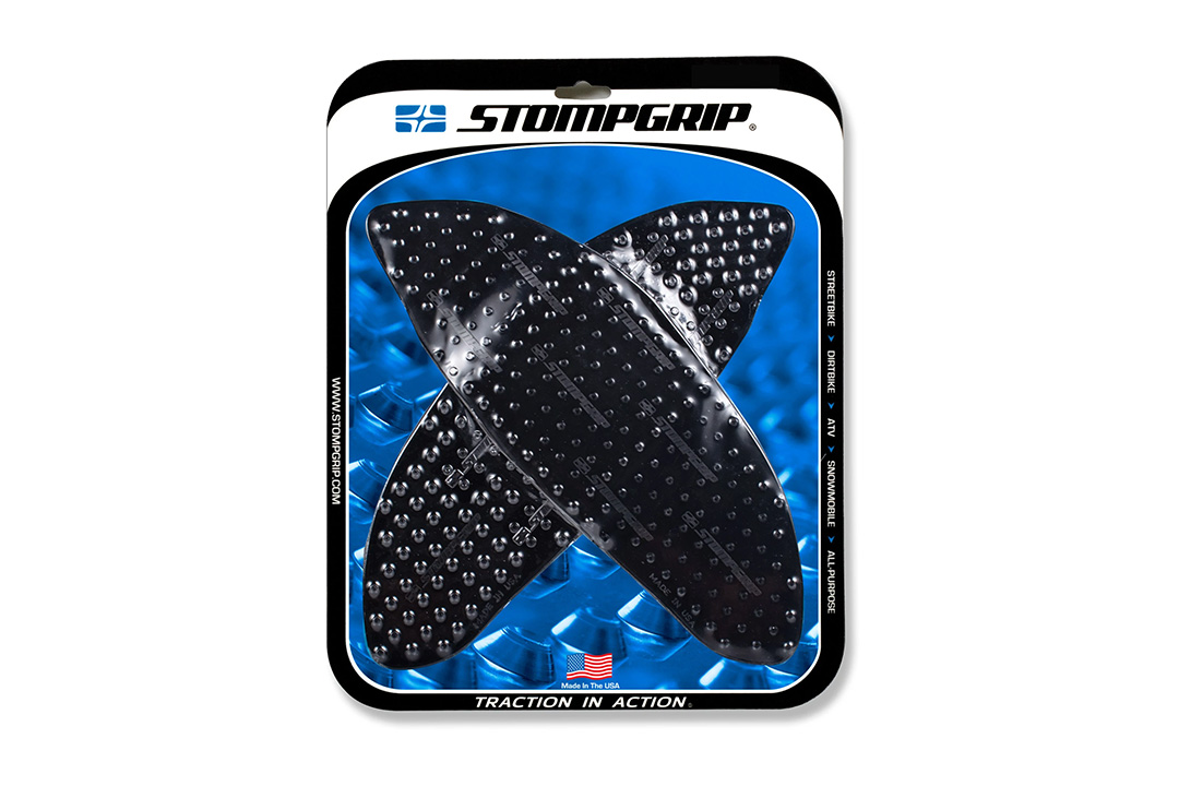 Almohadilla de agarre Stompgrip negra, Volcano, Kit de agarre Streetbike, para Aprilia RSV4 (Factory), Tuono V4 1100 (Factory), 2021-2025