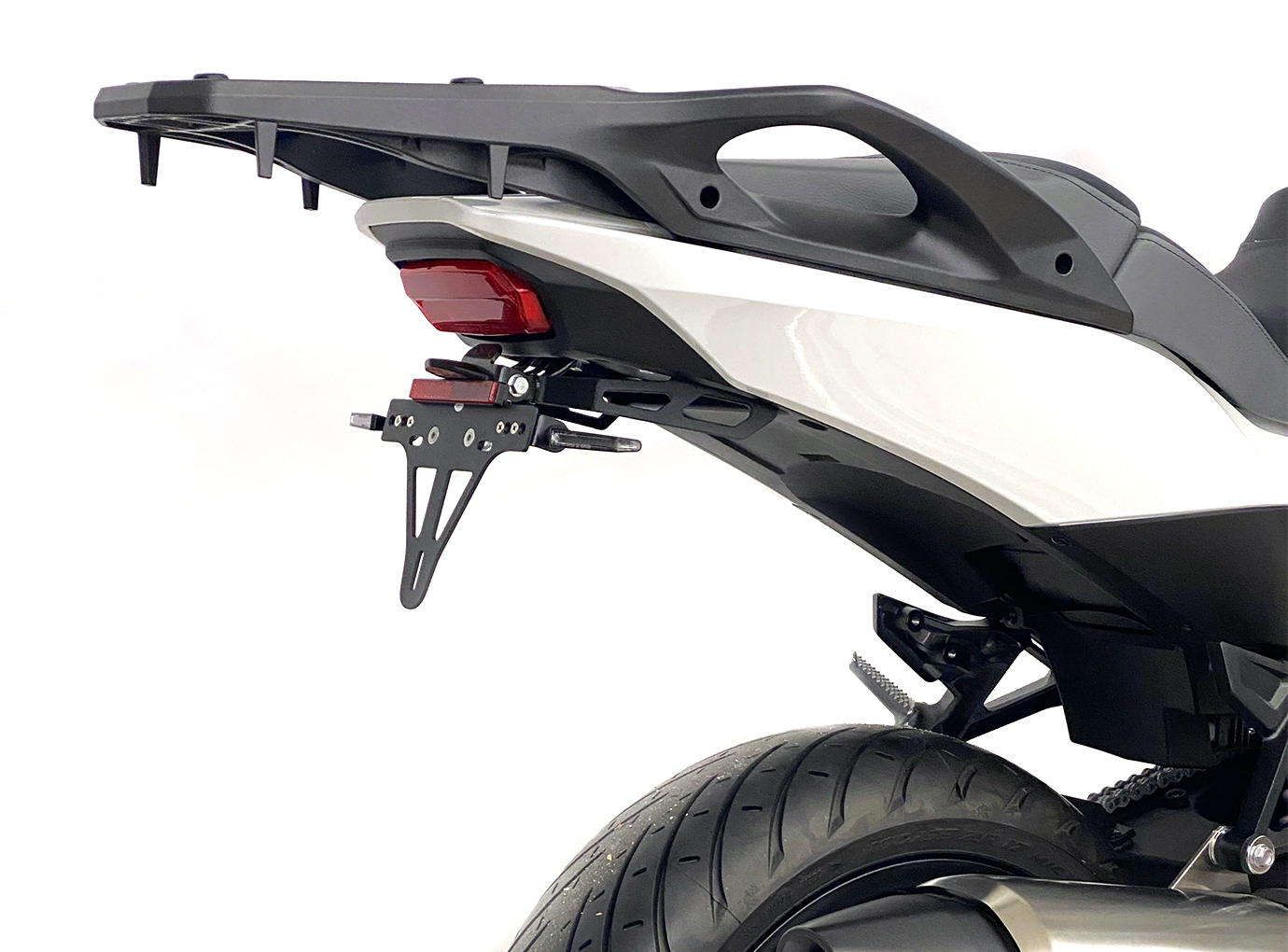 Soporte de matrícula alpha Technik para Honda NT1100, Tipo SC84, Año del modelo 2022-