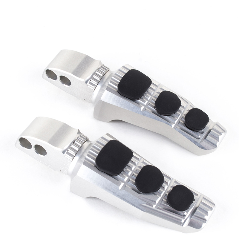 Kit de estriberas de repuesto Gilles Touring, Pasajero, plata para Honda CBR1000RR, CBR650R