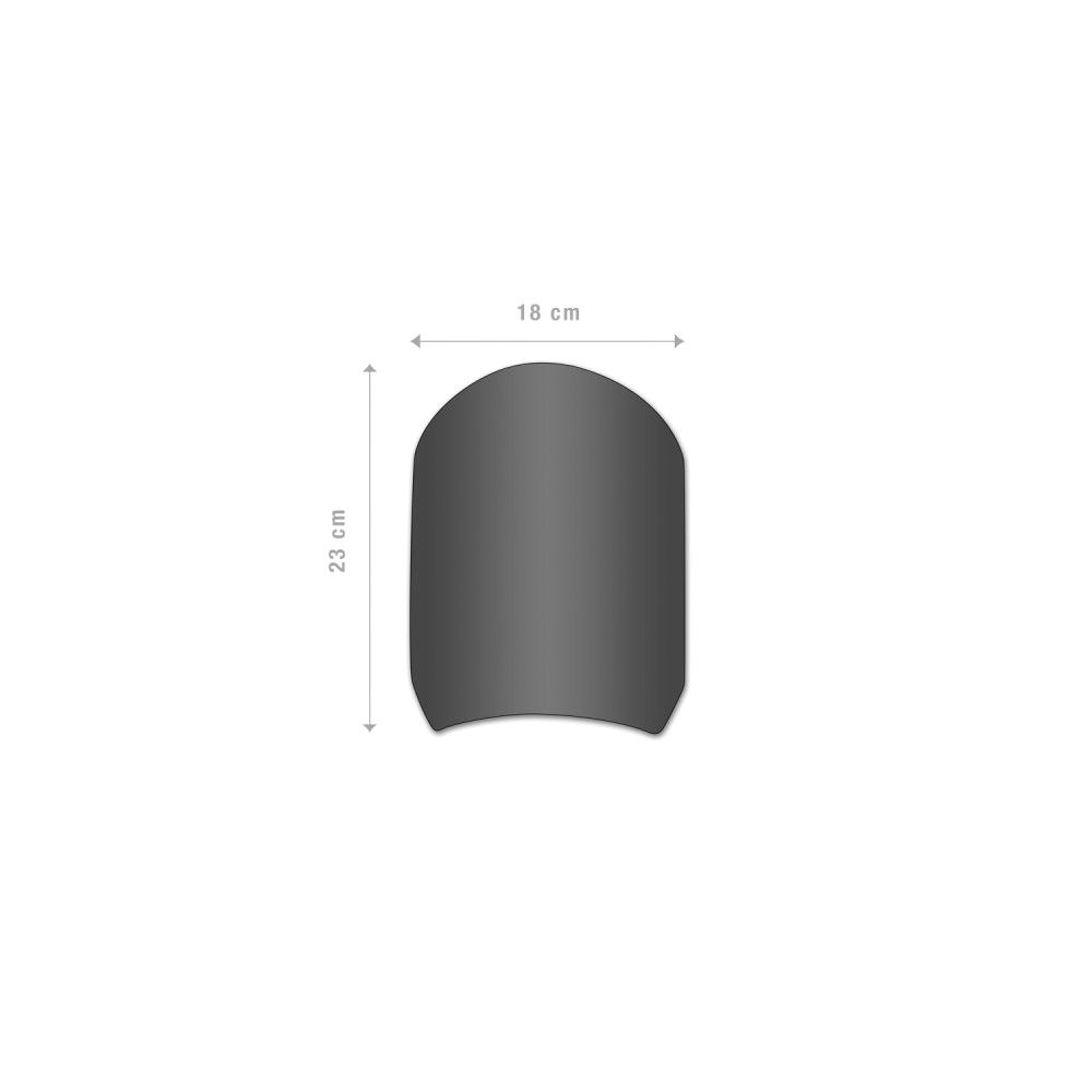Parabrisas Barracuda Classic Aluminio negro para Husqvarna Svartpilen 701 2018-