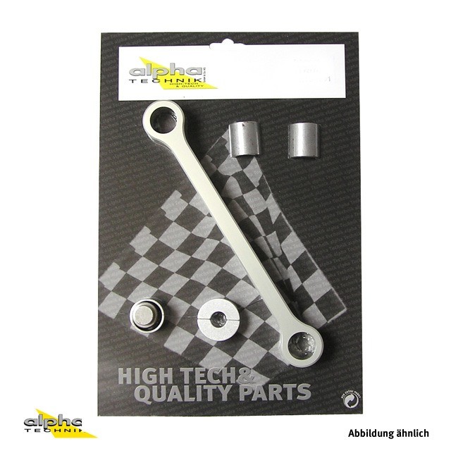 Kit de reducción de altura alpha Technik 30mm para Yamaha FZ8, Fazer 8; Tipo RN25; Año del modelo 2010-