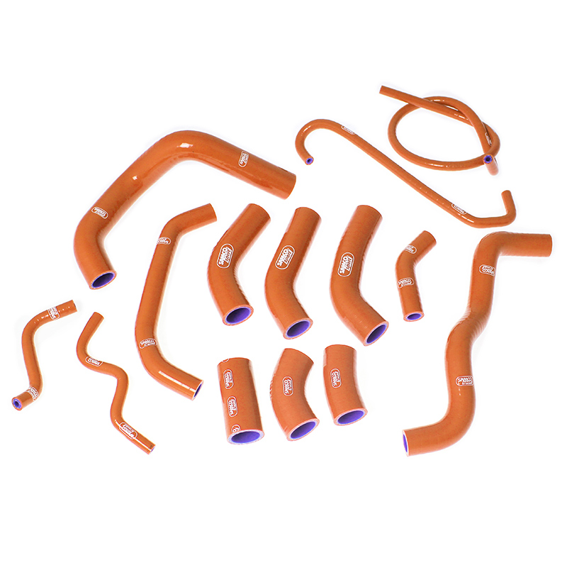 Kit de mangueras de silicona SAMCO SPORT naranja para Honda CBR1000RR Año del modelo 2006-2007