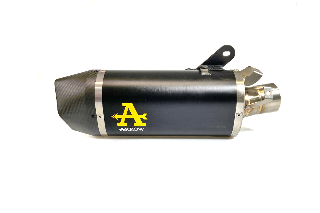 Escape ARROW DARK INDY-RACE para Yamaha MT-10 2016-2020, aluminio negro
