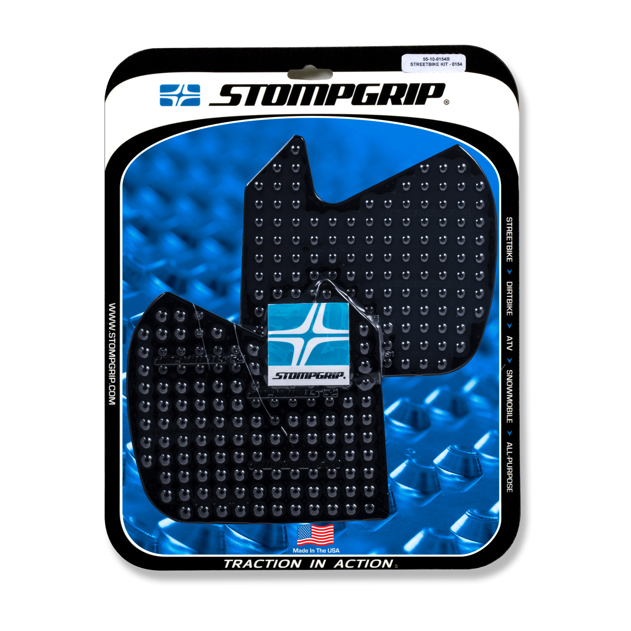 Stompgrip Traction Pads negros, para BMW G310R, 2016-2019