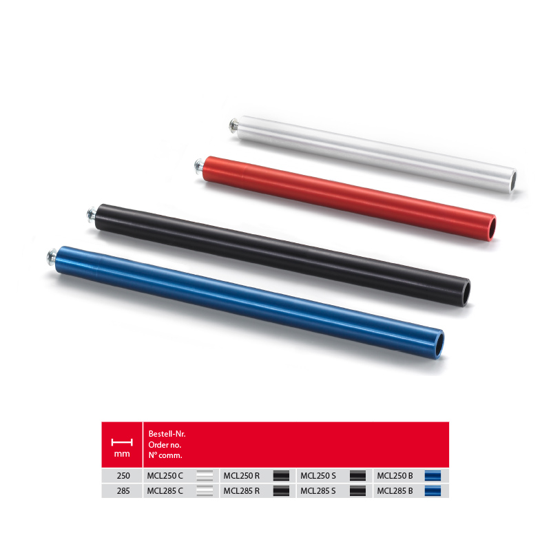TRW manillar tubo MCL250B Aluminio, anodizado azul