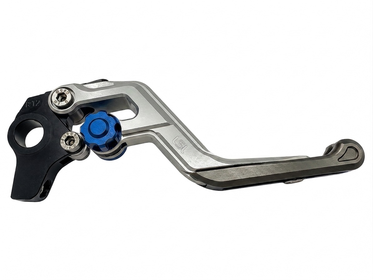 Maneta de freno LSL ERGONIA R68R Plata/Azul/Antracita