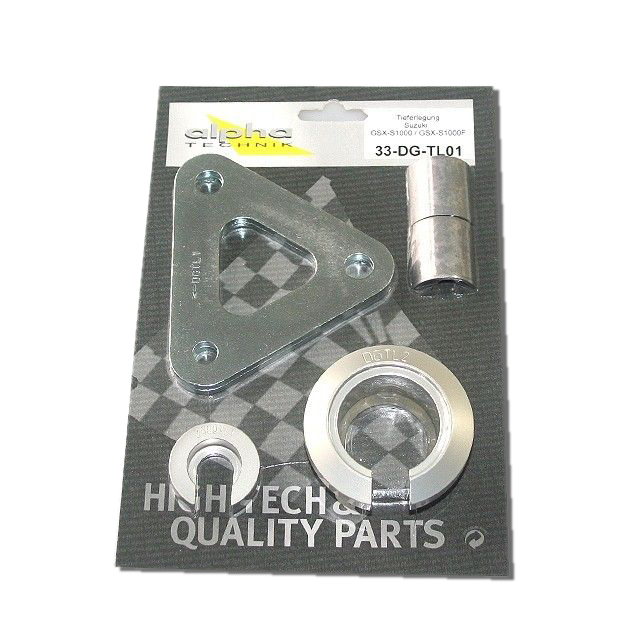 alpha Technik Kit de Descenso 40mm para Suzuki GSX-S1000,F; Tipo DG; Año del modelo 2015-