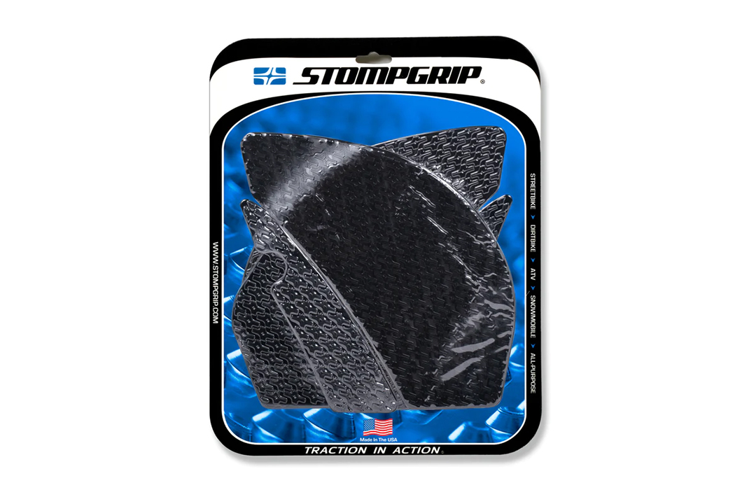 Stompgrip negro, Icon, para Kawasaki ZX10R Ninja, 2008-2010