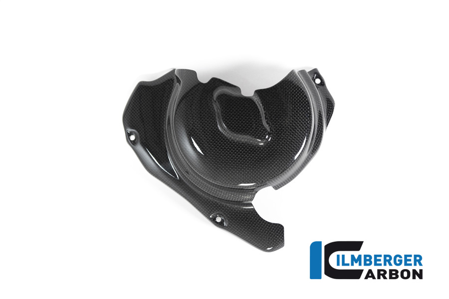 Cubierta de tapa de motor de carbono Ilmberger lado izquierdo, brillante Ducati Monster 1200, 1200S 2017-