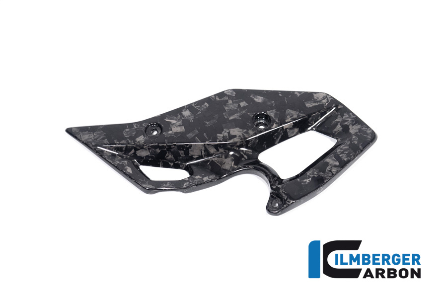 Ilmberger Protector de talón de carbono lado izquierdo, Black Diamond Carbon, brillante, BMW R1300GS 2023-