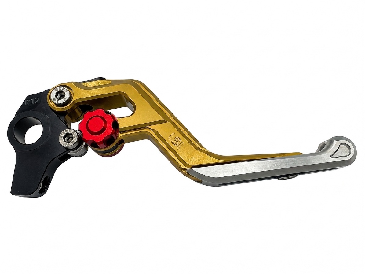 Maneta de Freno LSL ERGONIA R18R Oro/Rojo/Plata